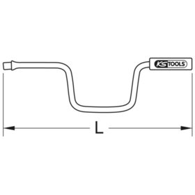 KSTOOLS® - 3/8" Kurbel