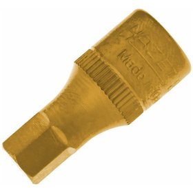 HAZET - Schraubendreher-Steckschlüsseleinsatz 8501-7, Vierkant 6,3mm (1/4"), Innen Sechskant Profil, 7mm