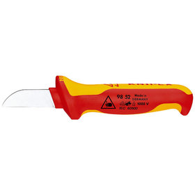 KNIPEX® - Kabelmesser isolierender Mehrkomponenten-Griff, VDE-geprüft 190 mm 9852