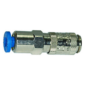 RIEGLER® - Schnellverschlusskupplung NW 2,7 Messing vernickelt, push-in Anschluss 4mm
