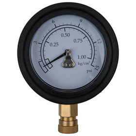 KSTOOLS® - Manometer ø75,0mm, 0 - 1 bar mit 1/4" Schnellkupplung