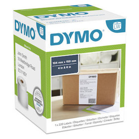 DYMO® - Versandetiketten, 104x159mm, weiß, Pck=220St, S0904980, extra groß, für Lab