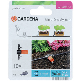 GARDENA - Micro-Drip-System Reihentropfer regulierbar, 10 Stück