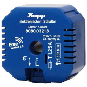 Kopp - Funkempfänger 868,3MHz UP 230V/AC f.Schalter geeignet für Schalter