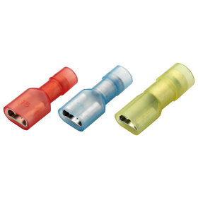 WETEC - Flachsteckhülse DIN 46245, vollisoliert, 2,5-6,0mm², 6,3 x 0,8mm, gelb