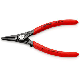 KNIPEX® - Präzisions-Sicherungsringzange für Außenringe auf Wellen mit Überdehnungsschutz grau atramentiert, mit rutschhemmendem Kunststoff überzogen 140 mm 4931A0