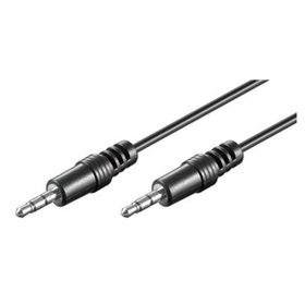 goobay® - Anschlusskabel Klinken-Stecker geschirmt,schwarz 10m