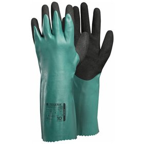 TEGERA® - Chemikalienhandschuhe TEGERA 7361, Kat. III, grün/schwarz, Gr. 10