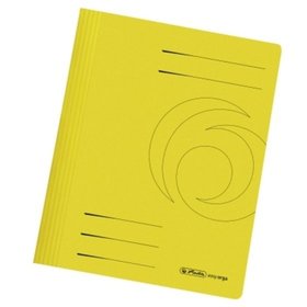 herlitz - Schnellhefter 10902468 DIN A4 Karton intensiv gelb