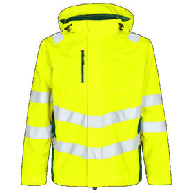 Engel - Safety Shelljacke 1146-930, Warngelb/Grün, Größe L