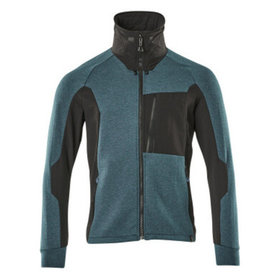 MASCOT® - Sweatshirt ADVANCED mit Reißverschluss Dunkelpetroleum/Schwarz 17484-319-4409, Größe L