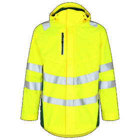 Engel - Safety Shellparka 1145-930, Warngelb/Grün, Größe 6XL