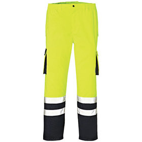 4Protect® - Warnschutzhose BALTIMORE 3496, warngelb/marineblau, Größe XXL