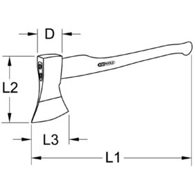 KSTOOLS® - BRONZEplus Axt 900mm