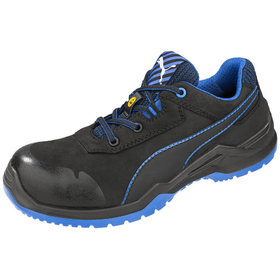 Puma Safety - Sicherheitshalbschuh Argon Blue Low, S3 ESD SRC, schwarz, Größe 41