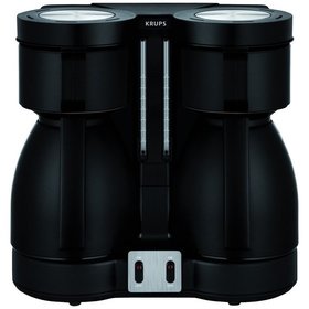 Krups - Doppel-Kaffeemaschine 16 Tassen Duothek schwarz Isolierkanne 3200ml