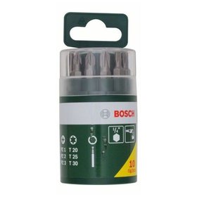 Bosch - Schrauberbit-Set, 10-teilig, für PH/PZ/TORX® (2607019452)