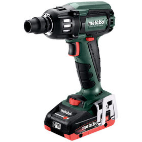 metabo® - Akku-Schlagschrauber SSW 18 LTX 400 BL (602205800), metaBOX 145, 18V 2x4Ah LiHD + ASC 55