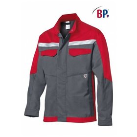 BP® - Arbeitsjacke 2435 820 5381, dunkel-grau/rot, Größe 60-62N