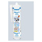 WEICON® - Silicon N | extrem elastischer und neutralvernetzender Dichtstoff | 310 ml | transparent