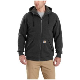 carhartt® - Herren Hoodie SHERPA LINED MIDWEIGHT ZIP, carbon heather, Größe XL