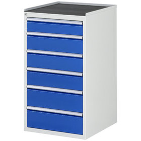 RAU. - Schrank L7.6 für 7000, 580 x 650 x 1035mm, 6 Schubladen, Gummimatte