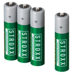 STROXX - wiederaufladbare Batterien AAA-950 MAH 4ER Set 101-059