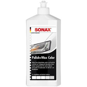 SONAX® - Polish + Wax Color weiß 500 ml