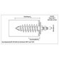 CELO - Isolationsdübel IPL 95D mit M10 Innengewinde, 20er Box