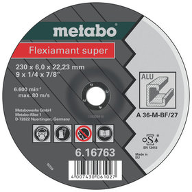 metabo® - Flexiamant super 150x6,0x22,23 Alu, Schruppscheibe, gekröpfte Ausführung (616754000)