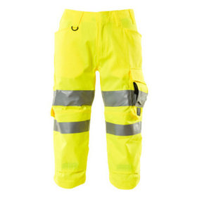 MASCOT® - Dreiviertel-Hose SAFE SUPREME mit Knietaschen Hi-vis Gelb 17549-860-17, Größe C50