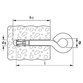 fischer - Nagelanker FNA II, Haken, galv. verzinkt 6x25 H