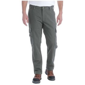 carhartt® - Herren Hose Regular Fit FLANNEL LINED RIPSTOP CARGO PANT, moss, Größe W38/L34