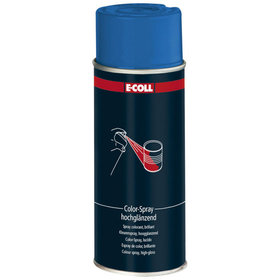E-COLL - Buntlack Colorspray hochglänzend Alkydharz 400ml Spraydose enzianblau
