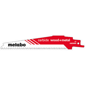 metabo® - Säbelsägeblatt "carbide wood + metal" 150 x 1,25 mm, CT, 3-4mm/6-8TPI (626559000)