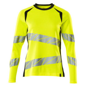 MASCOT® - T-Shirt, Langarm ACCELERATE SAFE, hi-vis Gelb/Schwarz, Größe S-ONE