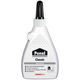 Ponal - Classic PVAc Holzleim weiß, Basis Polyvinylacetat, 550gr Flasche