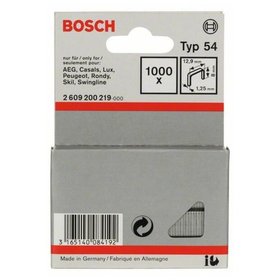 Bosch - Flachdrahtklammer Typ 54 12,9x1,25x8mm 1.000er-Pack (2609200219)
