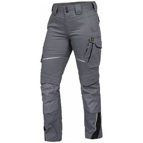 Leibwächter - Damen-Bundhose-Flex-Line Grau/Schwarz-Weiß, Größe 48