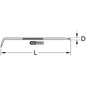 KSTOOLS® - Anreißnadel, 190mm