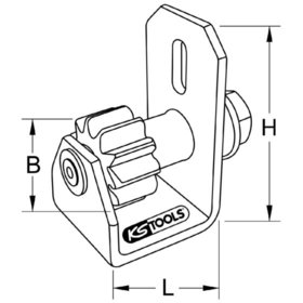 KSTOOLS® - Motor-Durchdrehvorrichtung für DAF (NFZ 35t)