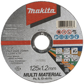 Makita® - Trennscheibe 125 x 1,2mm multi 10 Stück E-10724-10