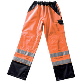 MASCOT® - Warnschutzhose Linz 07090-880, warnorange/marineblau, Größe L