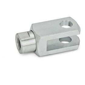 Ganter Norm® - 751.1-5-10-M5-A Gabelgelenke mit drehbarem Schaft