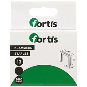 FORTIS - Heftklammer 8mm, 2000 Stück