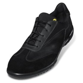 uvex - Sicherheitshalbschuh business casual 9511/2, S1P SRC ESD, schwarz, W11, Größe 43