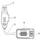 KSTOOLS® - 12V-48V Sicherungs-Amperemeter 20A, Mini