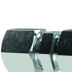 RIEGLER® - Gerade Verschraubung, Rohr-Außen-Ø 6mm, Stahl verzinkt, PN bar 630