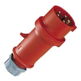 MENNEKES - CEE-Stecker 5p 32A IP44 ProTOP« 400V/rot 6h Phasenwender Schraubklemmen gerade