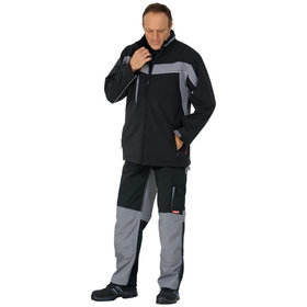 Planam - Wetter- und Kälteschutz-Fleecejacke Plaline 2700 schwarz/zink, Größe 2XL